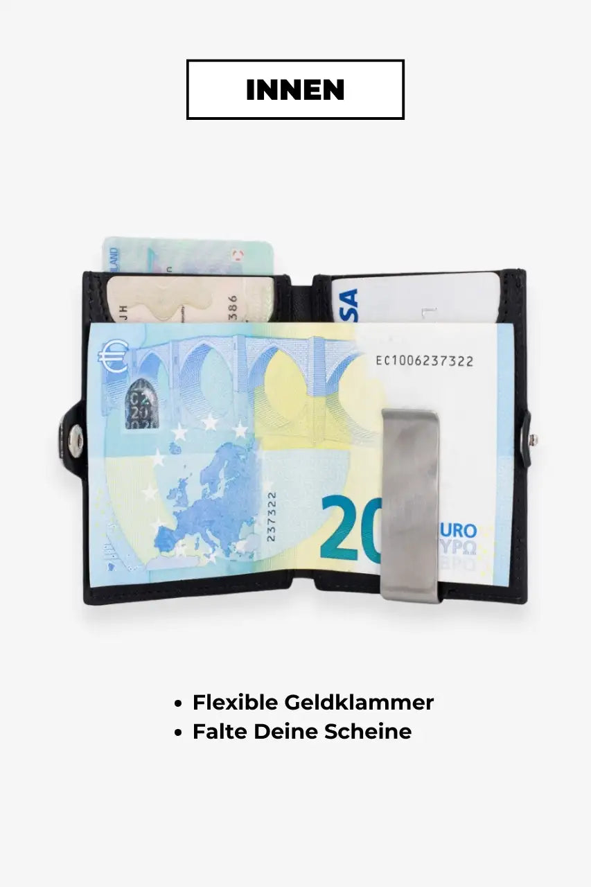 BELTIMORE "Duke" Slim Wallet mit RFID Schutz