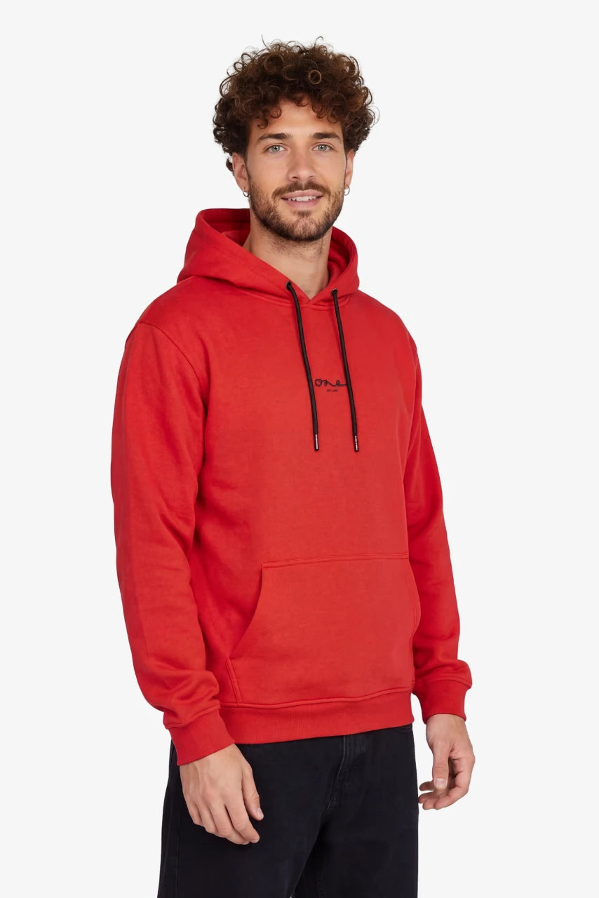 Hoodie mit Tasche - "ONE MID SMALL"