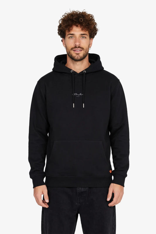 Hoodie mit Tasche - "ONE MID SMALL"