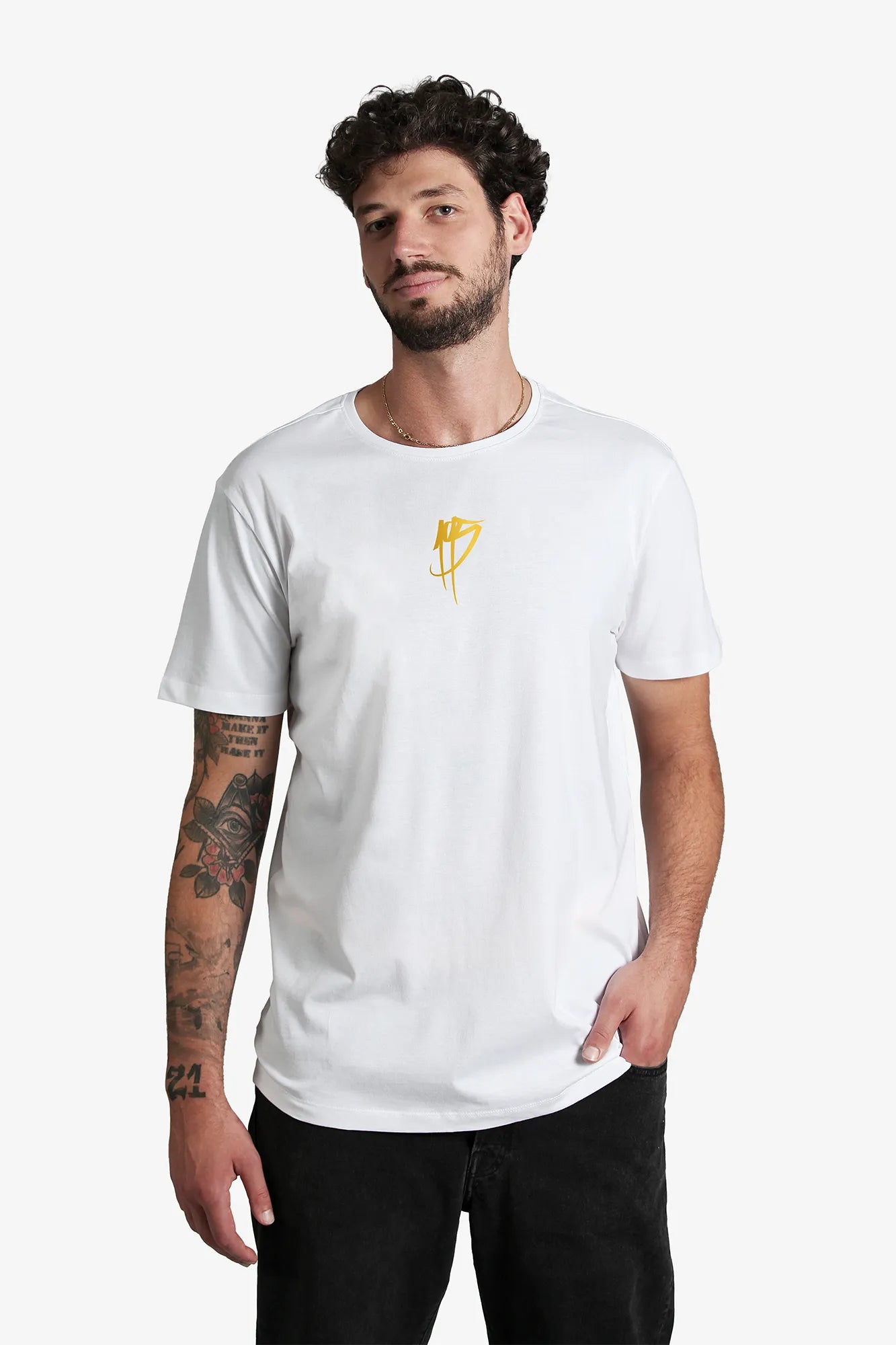 T-Shirt - backprint - "195 MID"