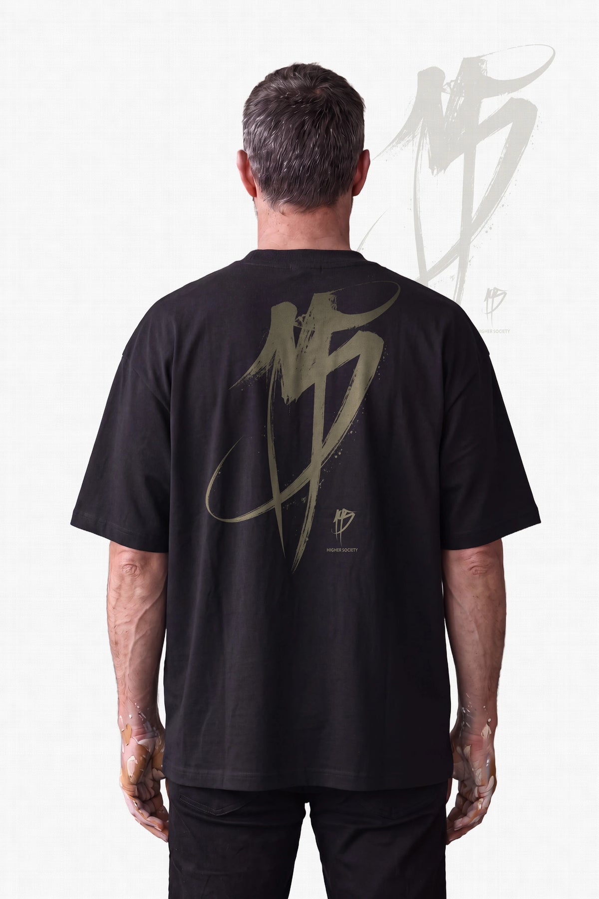 Heavy Oversized T-Shirt - "195 BRUSH"