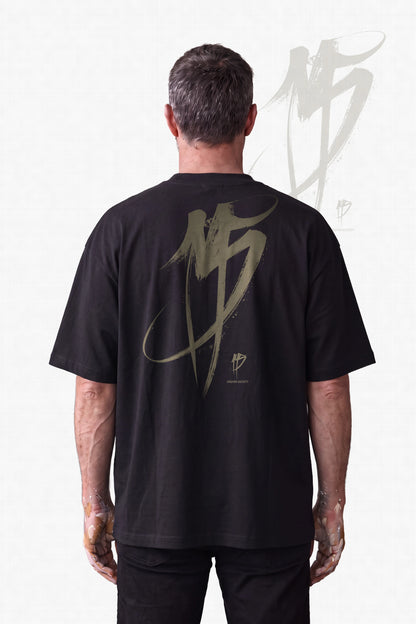 Heavy Oversized T-Shirt - "195 BRUSH"