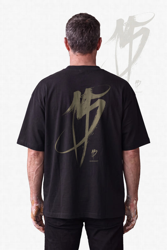 Heavy Oversized T-Shirt - "195 BRUSH"