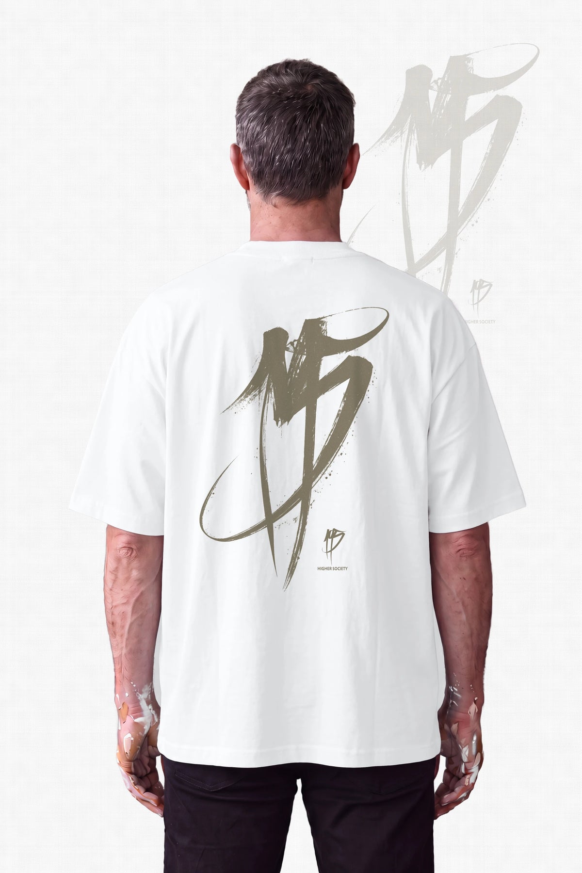 Heavy Oversized T-Shirt - "195 BRUSH"