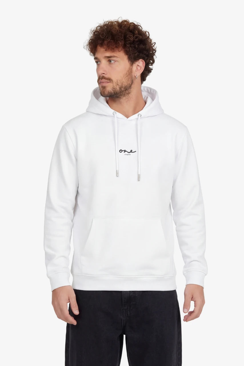 Hoodie mit Tasche - "ONE MID SMALL"
