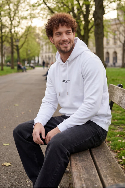 Hoodie mit Tasche - "ONE MID SMALL"