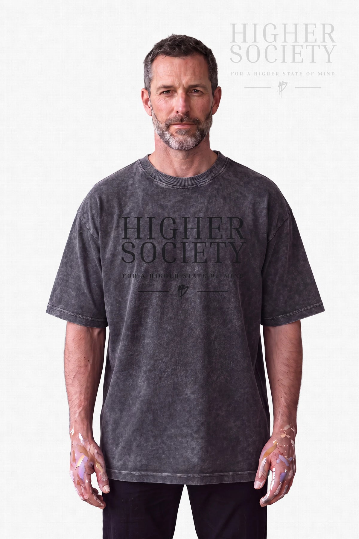 Heavy Oversized T-Shirt - "STATE OF MIND"