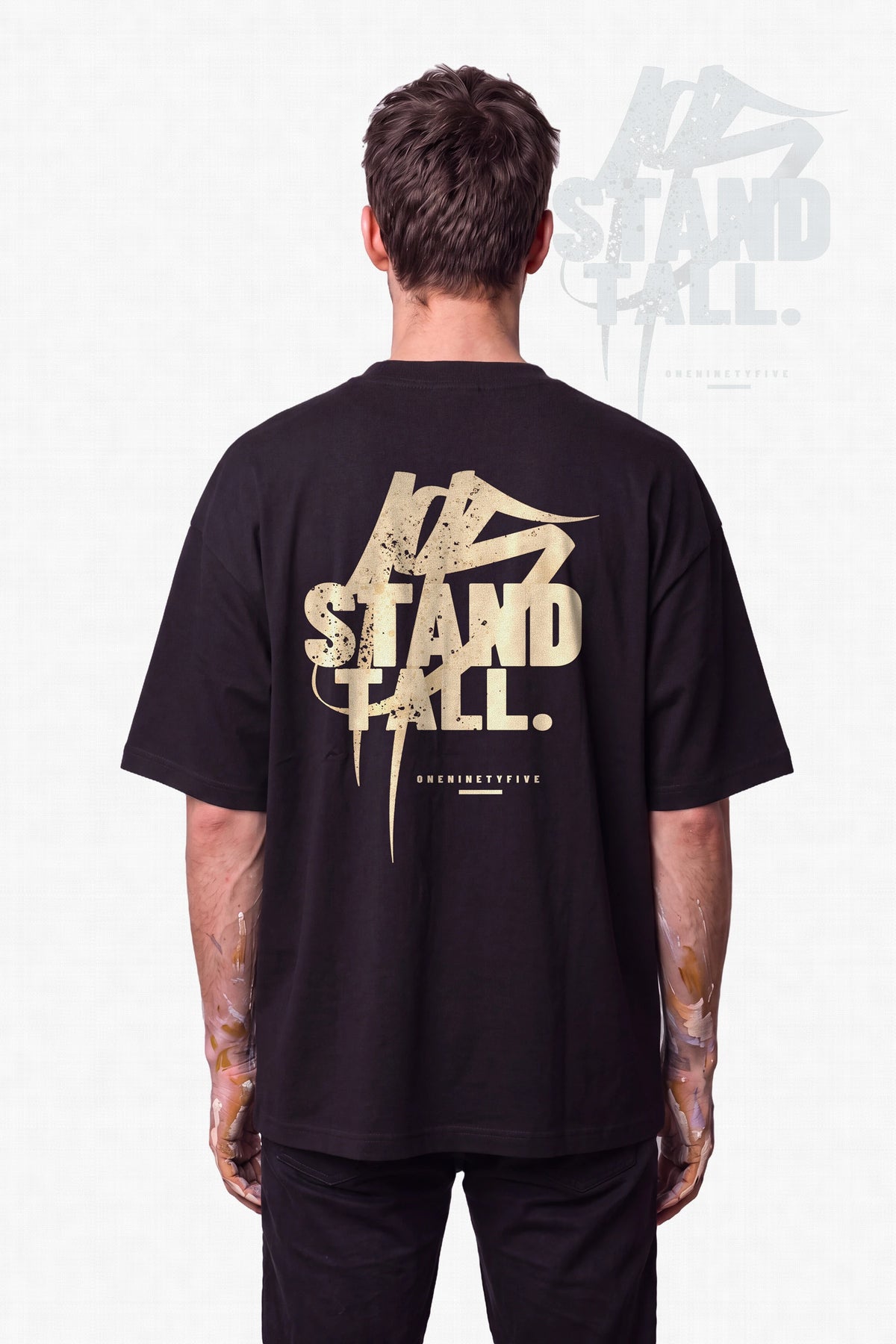 Heavy Oversized T-Shirt - "STAND TALL"