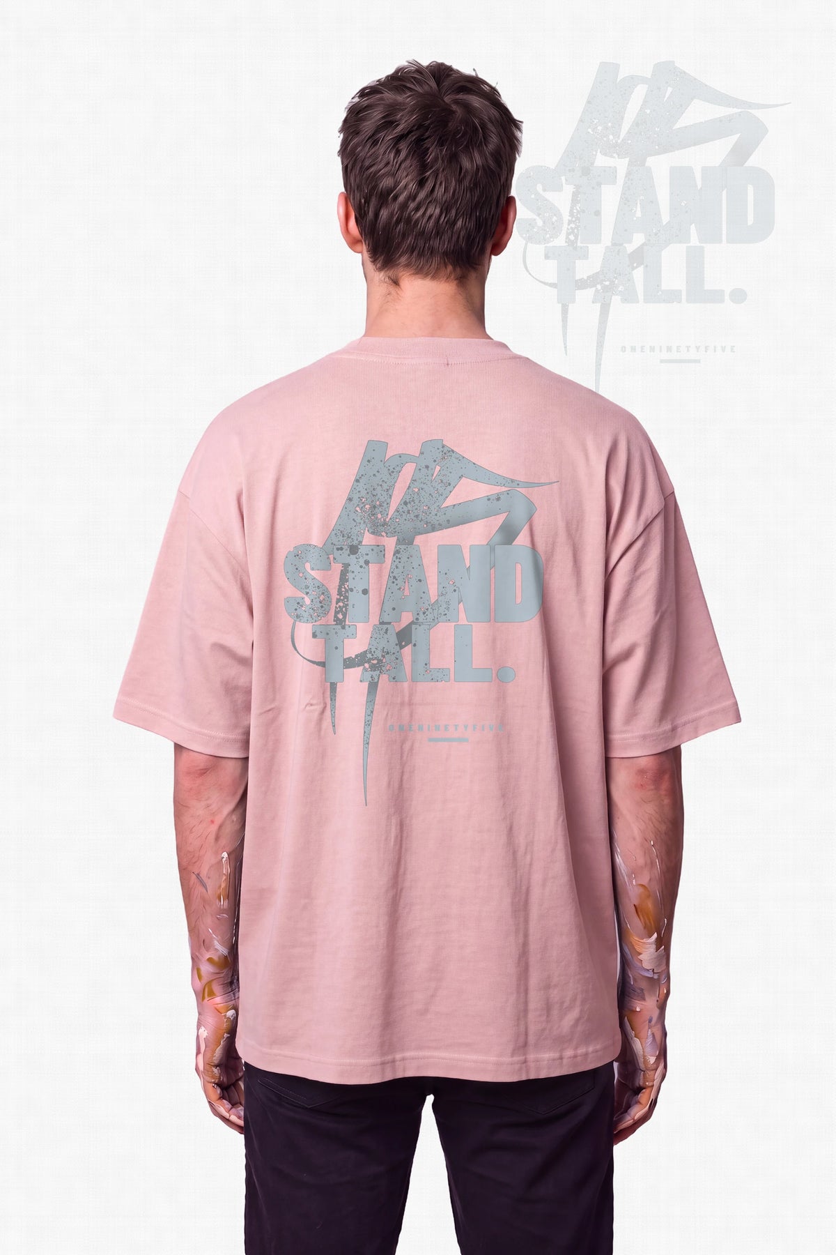 Heavy Oversized T-Shirt - "STAND TALL"