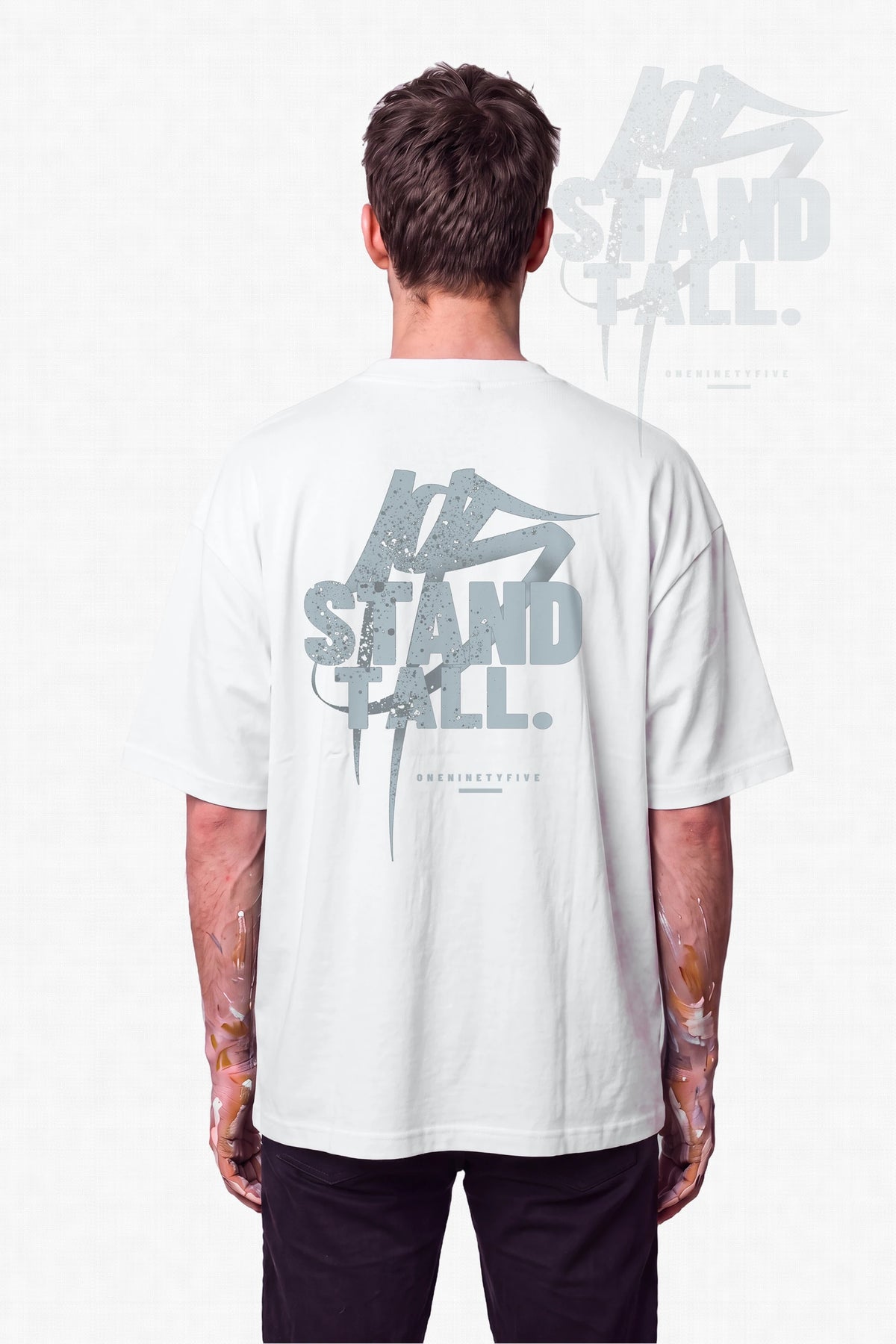 Heavy Oversized T-Shirt - "STAND TALL"