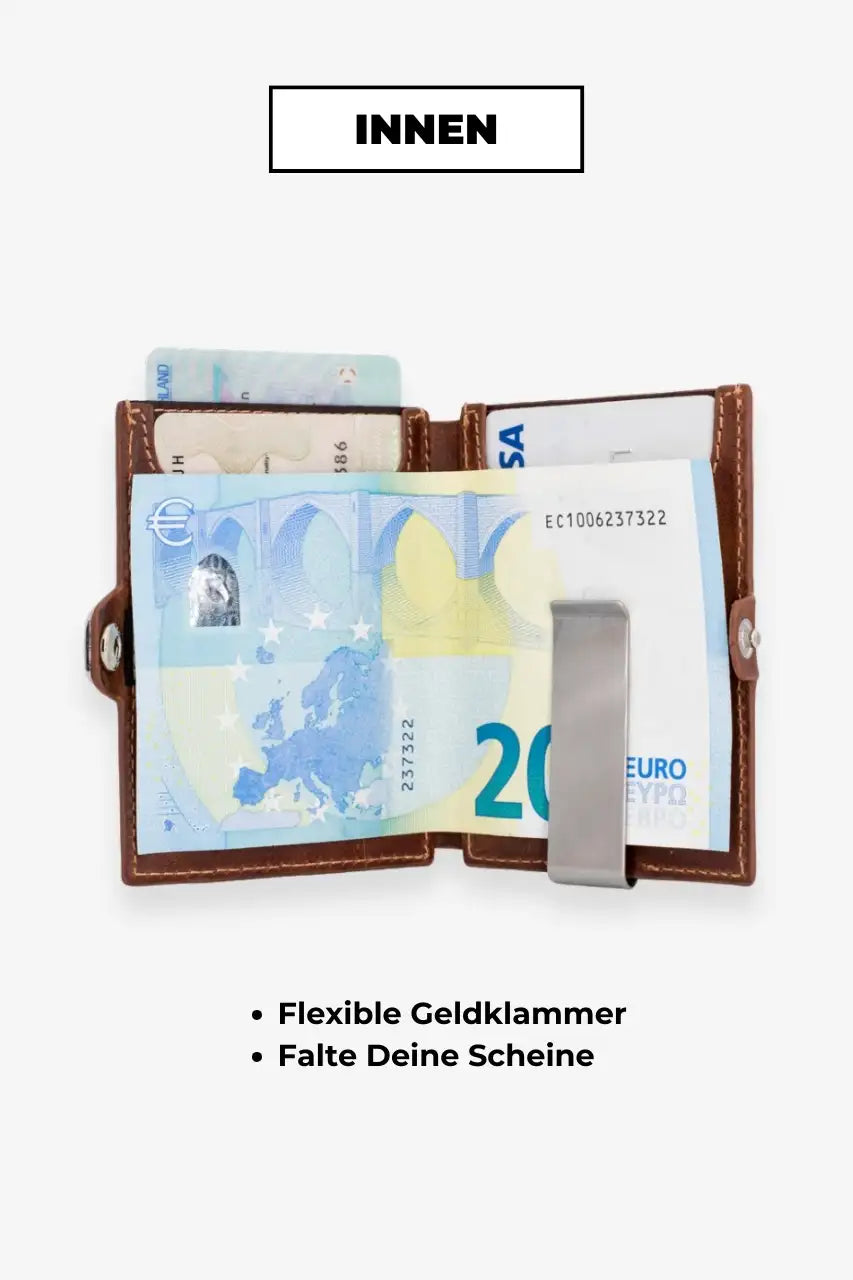 BELTIMORE "Duke" Slim Wallet mit RFID Schutz