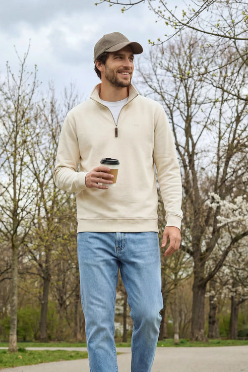 Half Zip Sweatshirt - basic