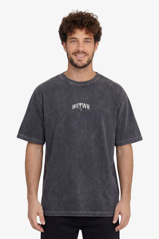 Heavy Oversized T-Shirt - "HGHTWR CULTURE"