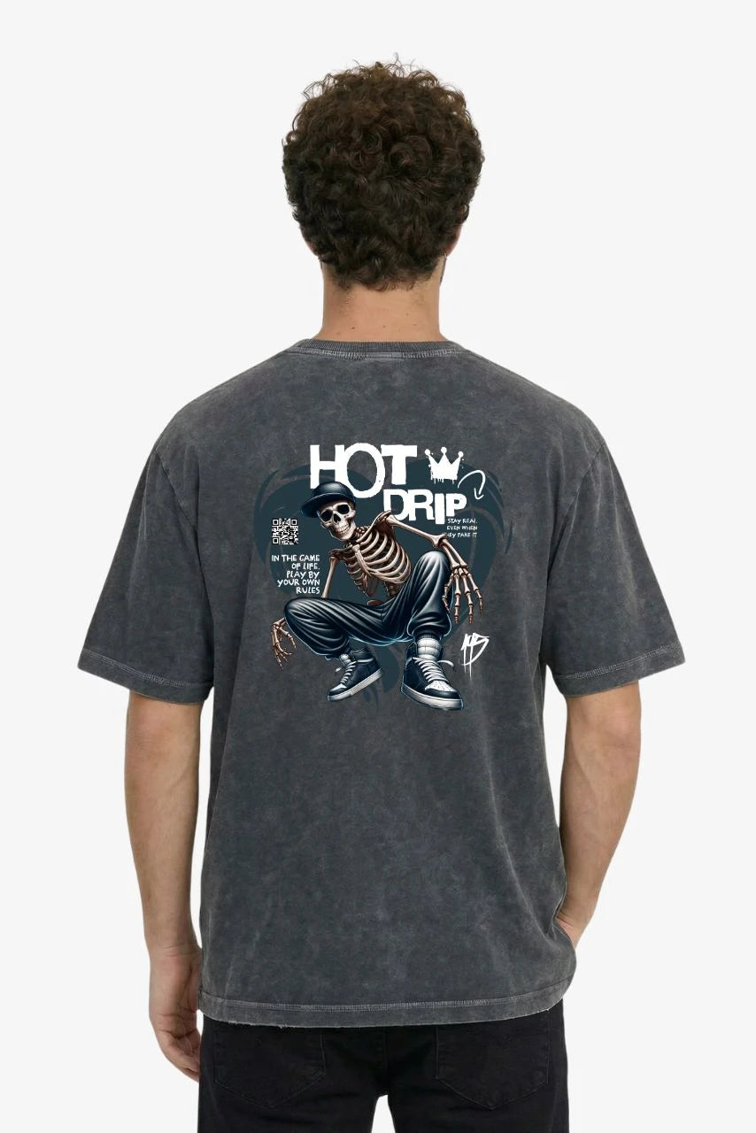 Heavy Oversized T-Shirt - "HOT DRIP"