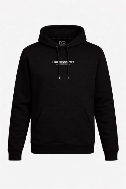Hoodie mit Tasche – "HIGHER SOCIETY"