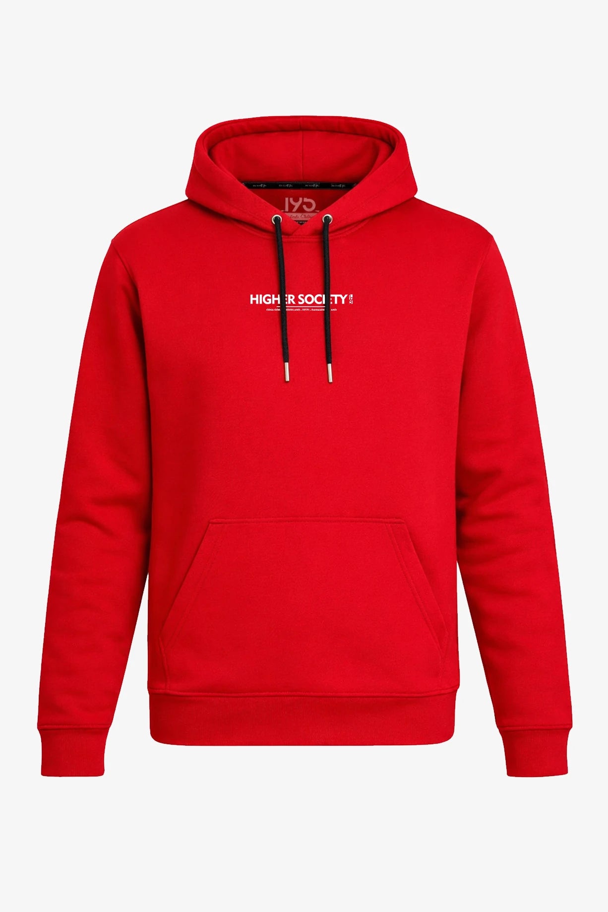 Hoodie mit Tasche – "HIGHER SOCIETY"