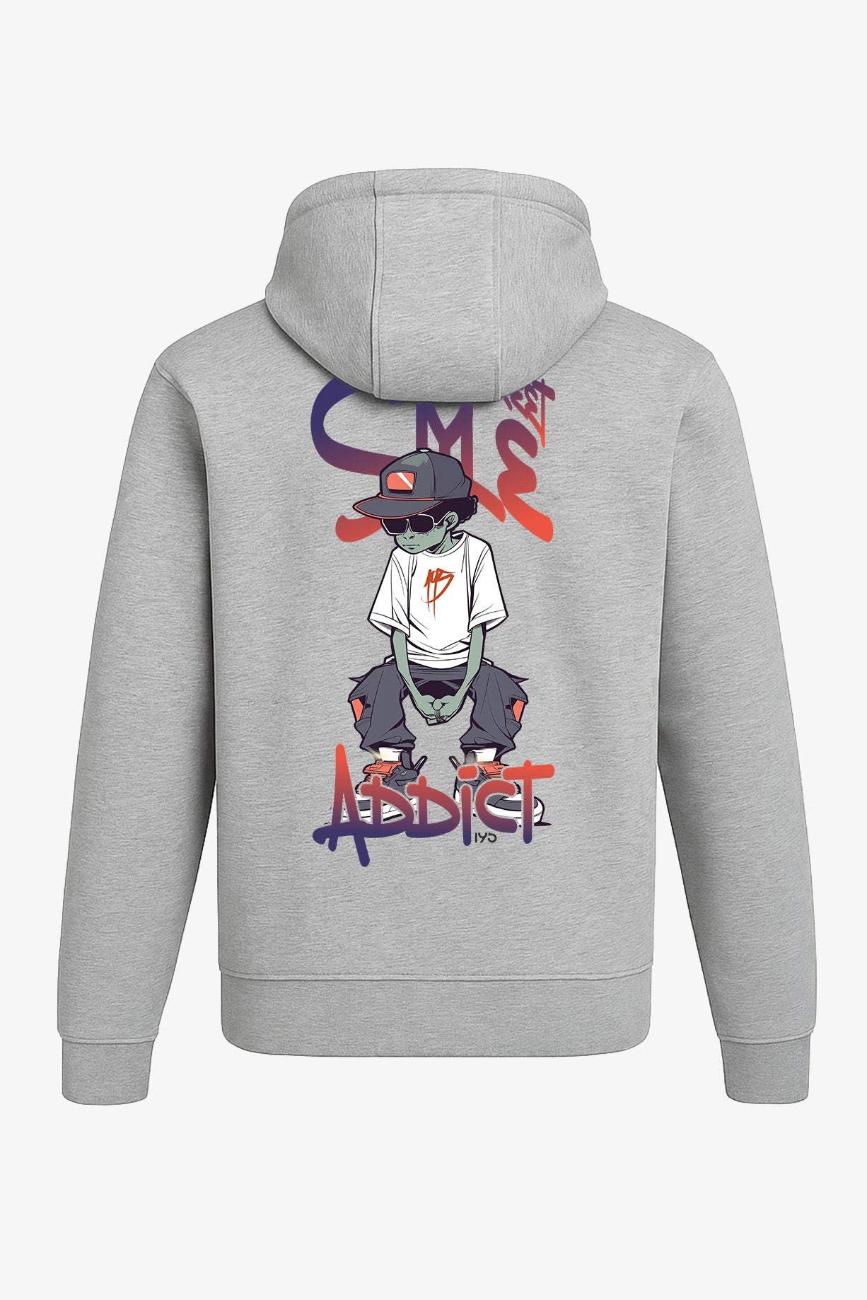 Hoodie mit Tasche – "ADDICT"