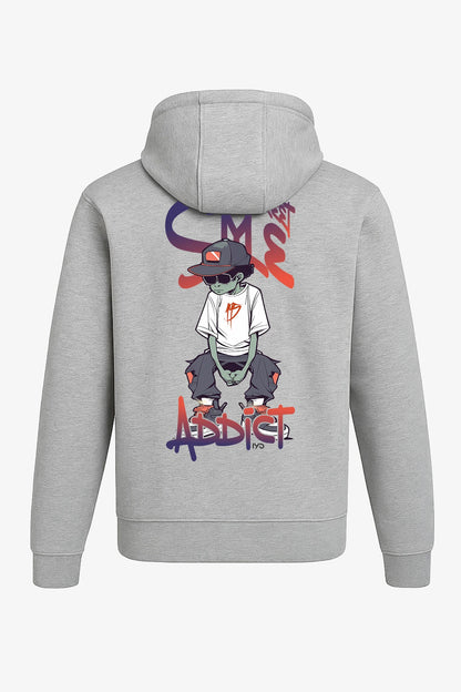 Hoodie mit Tasche – "ADDICT"