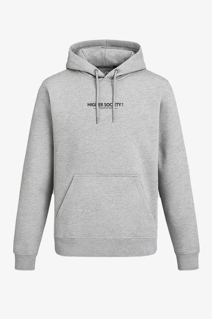 Hoodie mit Tasche – "HIGHER SOCIETY"
