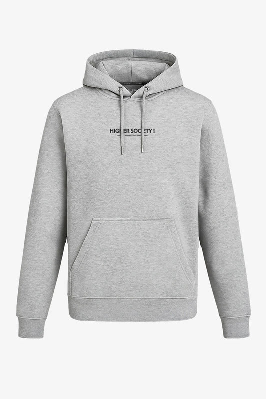 Hoodie mit Tasche – "HIGHER SOCIETY"