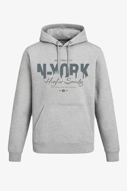 Hoodie mit Tasche – "N-YORK"
