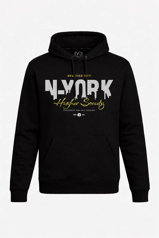 Hoodie mit Tasche – "N-YORK"