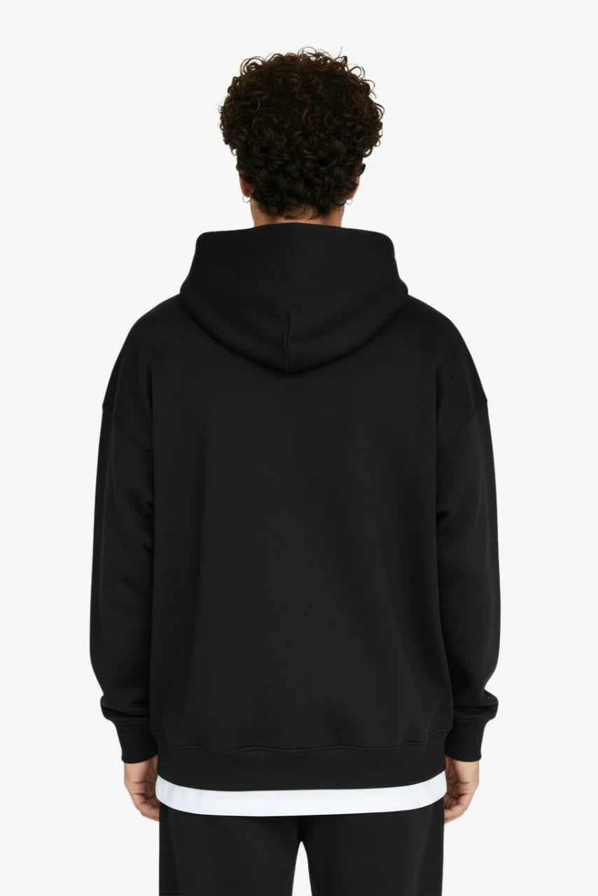 Oversized Hoodie Raw - "195 VERTICAL"