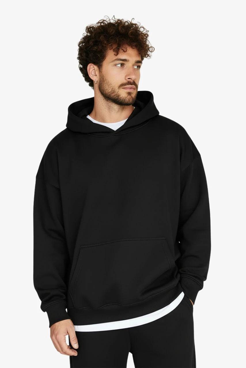 Oversized Hoodie Raw - "ALL ABOUT MONEY"