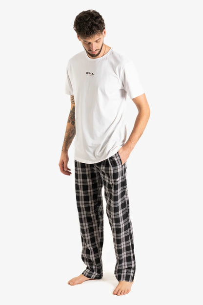 Pyjamahose - kariert