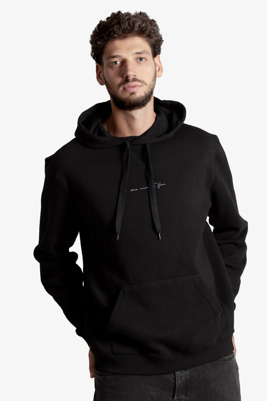 Extra Langer oversized Hoodie in schwarz fuer grosse Menschen