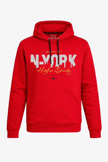 Hoodie mit Tasche – "N-YORK"