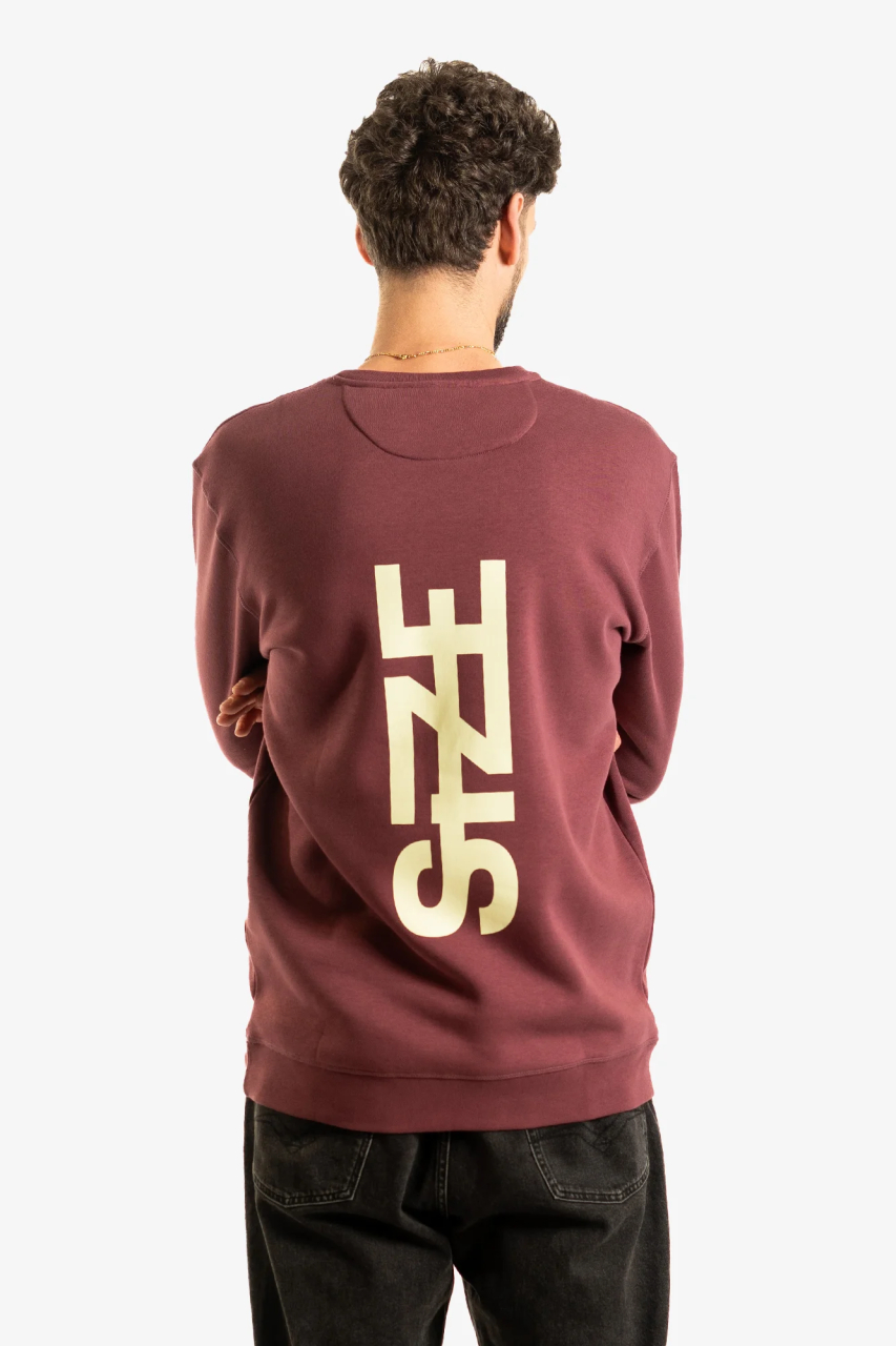 overlong sweater in rosso for people over 1.90 meters