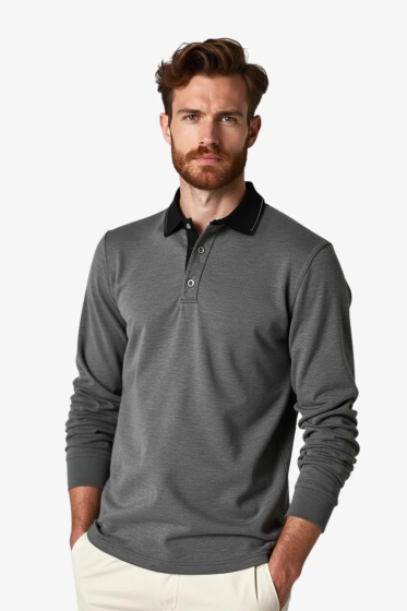 Poloshirt langarm
