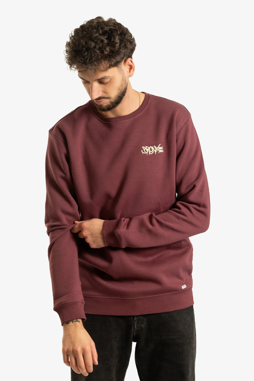 extra langer sweater in rosso fuer Menschen ab 1,90 Meter