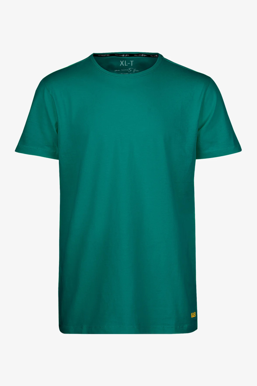 Extra Langes T-Shirt in dunkel grün fuer grosse Menschen