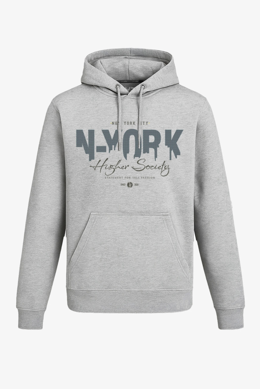 Hoodie mit Tasche – "N-YORK"