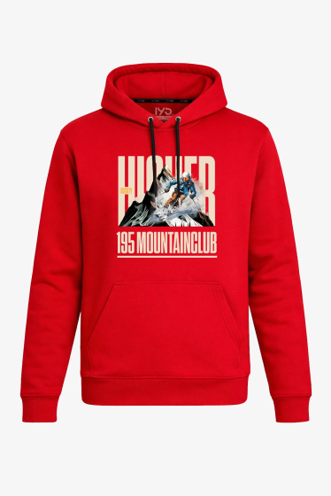 Limited Hoodie mit Tasche - "195 MOUNTAIN CLUB"
