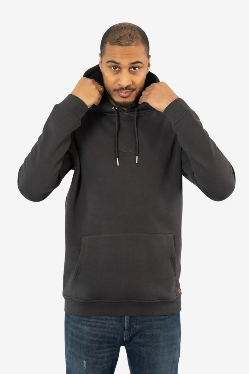 Extra Langer Hoodie in schwarz fuer grosse Herren
