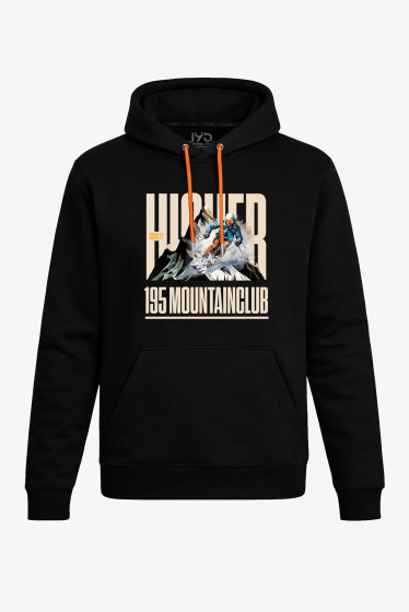 Limited Hoodie mit Tasche - "195 MOUNTAIN CLUB"