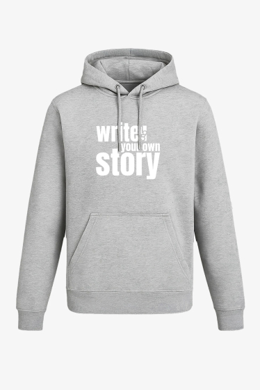 Hoodie mit Tasche – "STORY"