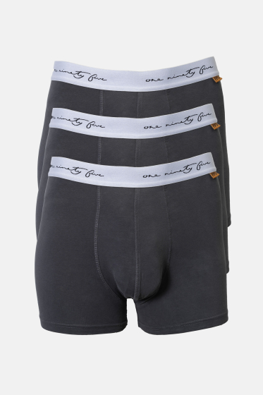 3er Paket oneninetyfive Boxershorts Grey