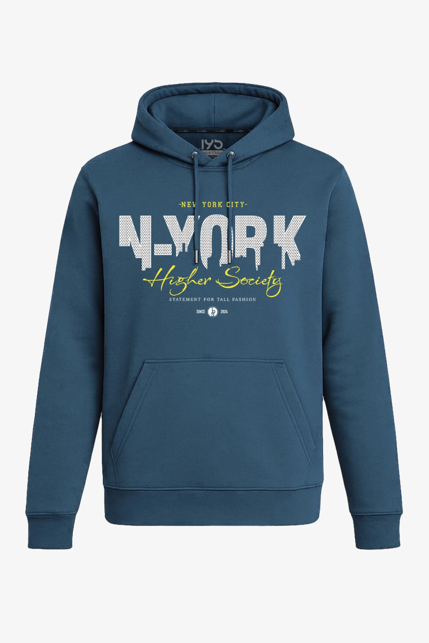 Hoodie mit Tasche – "N-YORK"