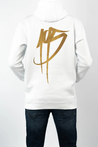 Hoodie met '195'-print op de achterkant Hoodie met '195'-print op de achterkant
