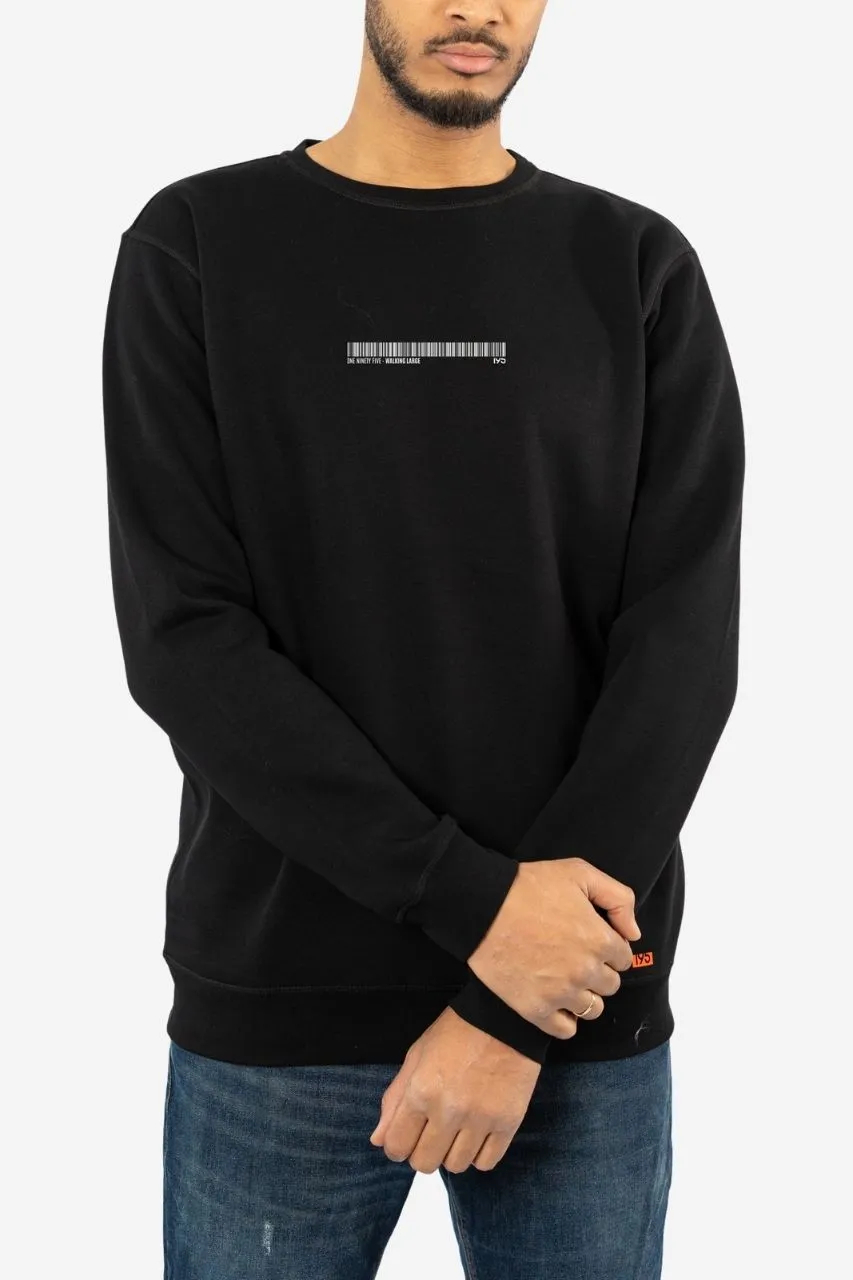 Extra Langes Sweatshirt in schwarz fuer Menschen ab 1,90 Meter