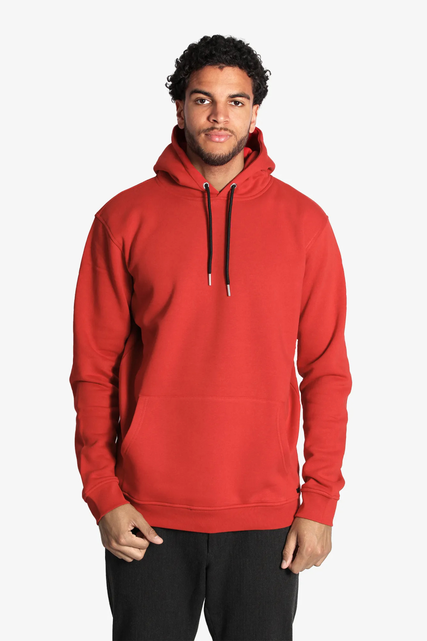 Extra Langer Hoodie in weiss fuer Menschen ab einer Groesse von 1,90 Meter