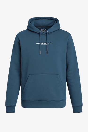 Hoodie mit Tasche – "HIGHER SOCIETY"