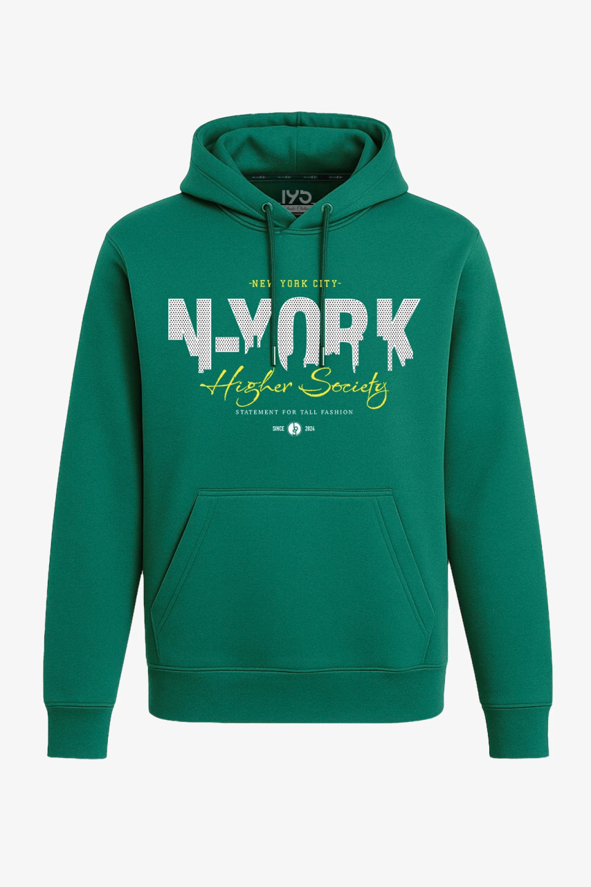Hoodie mit Tasche – "N-YORK"